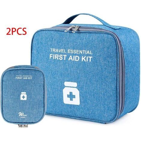 Trousse de Secours.Sac d'urgence.Sac médical.Trousse de Premier Secours Vide.Sac à Médicaments.pour médecins.infirmières.extérieur