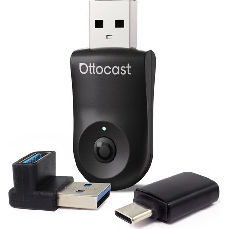 Adattatore wireless Ottocast CA505-T Mini per CarPlay e Android Auto (1/5)