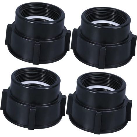 4 Pièces Tonne Valve Fourre-Tout Robuste Tuyau Robuste Sac Fourre-Tout Robuste Vannes De Réservoir D'Eau Adaptateur De Réservoir Ibc Tonne Adaptateur De Valve De Baril Filament (1/4)