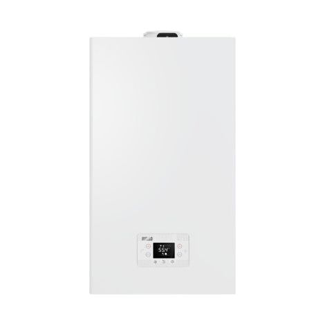 Riello Chaudière à Condensation RLT 25 Kis 25 kW 20213292 LowNox Methane Complète avec Kit Fumée Kit Coaxial