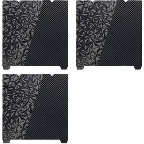 3x H1H 3D-Druckerplattform K1 K1C Platte 235x235mm, Glatte H1H Bauplatte, Federstahl-Druckbett, D()