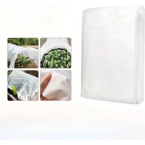 Bâche de protection contre le gel pour plantes – 2 m x 10 m, en tissu non tissé – Toile de jardin adaptée aux plantes, protection contre le gel, le gel hivernal, la surchauffe et les insectes (1/4)