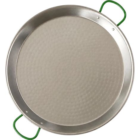 Paellera, utensilio de cocina multiusos, asas ergonómicas, multicolor, 34,5 x 44,5 x 5 cm (1/2)