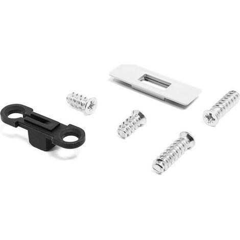 herrajes slimwinch. acero y plástico. puertas descendentes. cierre suave. montaje oculto. espesor 18mm - effegi brevetti acabado blanco tipo herraje sobreponer