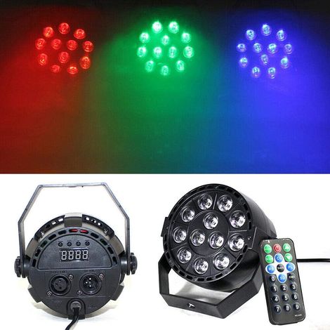 Bühne Lampe Par Licht Effekt Bühne Beleuchtung 3 in 1 RGBW LED DMX 36 W Scheinwerfer Spot Wash Boden Spot Disco Licht Scheinwerfer für Club Bar KTV