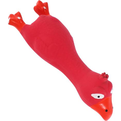 Jouet chien poulet latex, couineur interactif mâcher (1/5)