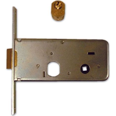 Serratura da infilare Iseo Art. 712.702 Misura 70 mm Frontale 20 mm Con Cilindro (1/2)