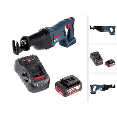Bosch GSA 18 V-Li Sega universale a batteria + 1x Batteria GBA 5,0 Ah + Caricabatterie GAL 1880 CV