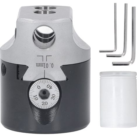 Tête d'alésage réglable de 12 mm, précision de 0,01 mm, acier 40CR F1, jeu de 12 outils pour le traitement des trous (1/5)