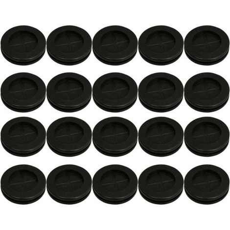 20 Pièces Oeillets En Caoutchouc 30mm Double Face Fermé Rond Pour Joints Étanches (1/3)