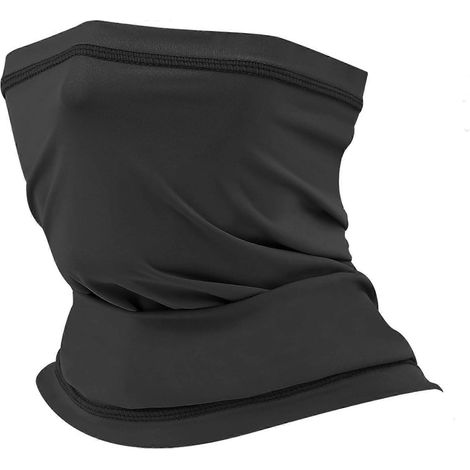 Cache-cou, masque facial, bandana ajustable, cagoule respirante avec protection UV, foulard couvrant le visage pour hommes et femmes, idéal pour le yoga, la randonnée, le vélo et la moto. (1/5)
