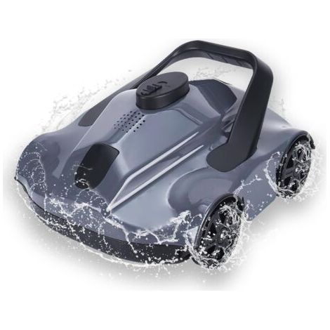 Robot nettoyeur de piscine sans fil avec batterie de 5200 mAh offrant 130 minutes d'autonomie et une surface de nettoyage jusqu'à 100 mètres carrés. Étanche IPX8, utilisable jusqu'à 3 mètres de profon (1/5)