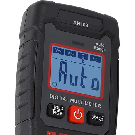 Digitales Multimeter, Spannungsprüfer mit automatischer Bereichswahl, NCV, Widerstandsmessgerät, 4000 Messpunkte
