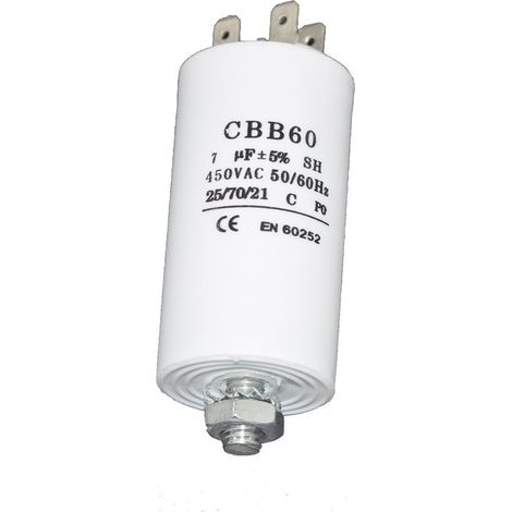 Universal 7UF Microfarad Appliance Motor Start Run Capacitor (1/3)