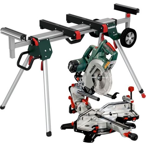 Metabo Scie à onglets KGSV 72 Xact SYM Set avec support de machine KSU 251 Carton (1/5)