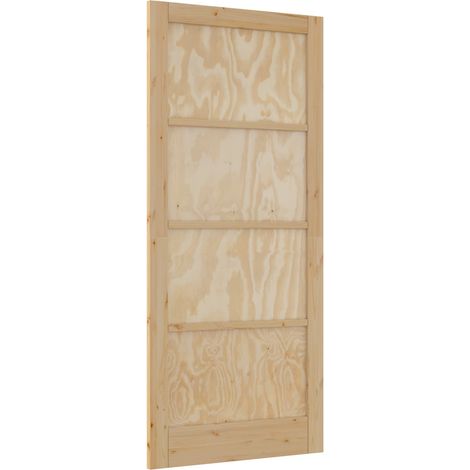 vidaXL Interior Door Natural 93 x 211 cm Plywood