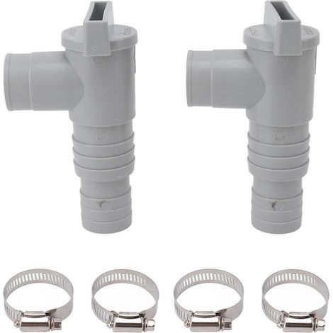 Vanne d'arrêt/de maintenance Intex Bestway PoolSun pour piscines avec raccords de tuyau de 32 mm (1/5)