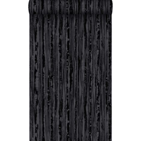 papier peint à rayures noir  - Origin Wallcoverings (1/5)