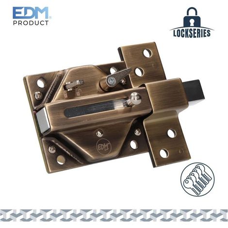 Hasp con bullone in acciaio Include 5 chiavi di sicurezza EDM