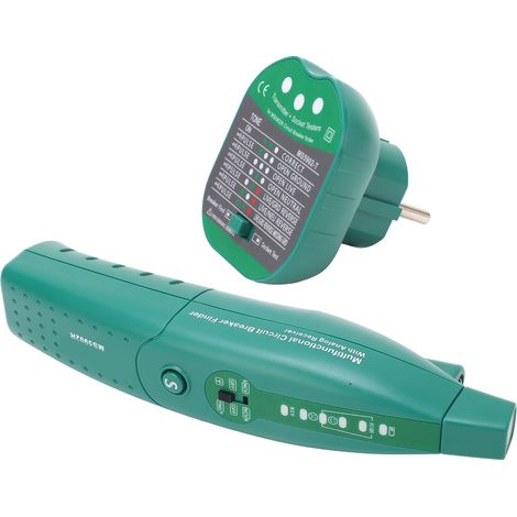 Testeur de prise électrique EU avec détecteur de fusible et disjoncteur automatique HISITEK MS5902, 110-250V, prise européenne, localisateur de circuit (1/5)