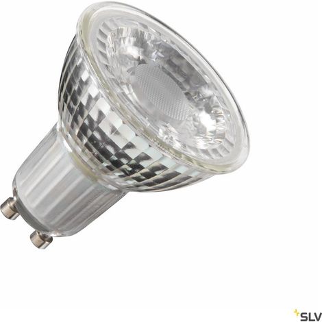 GU10 Source LED QPAR51 argent 6W 2200-2700K Dim toWarm - SLV - 1005273 (1/2)