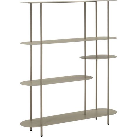 Étagère Design 5 Niveaux "Saturn" 139cm Taupe (1/5)