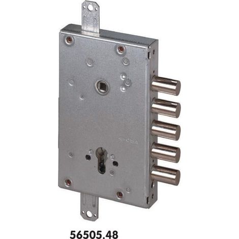 Serrure antivol triple avec cylindre européen pour portes blindées cisa art.56505.48 - Salone (1/3)