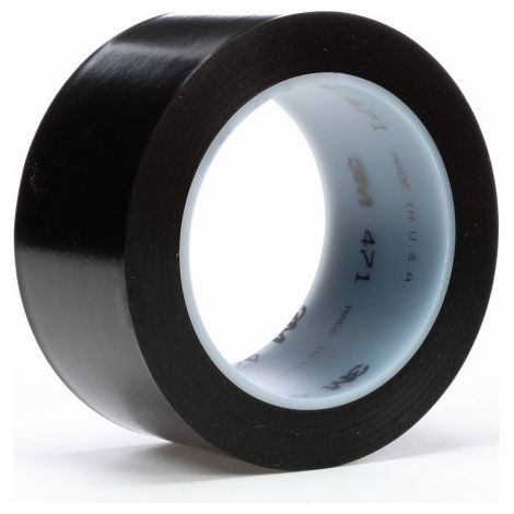 Cinta Adh 50Mmx33Mt Marcaje Vinilo Negra 471 3M