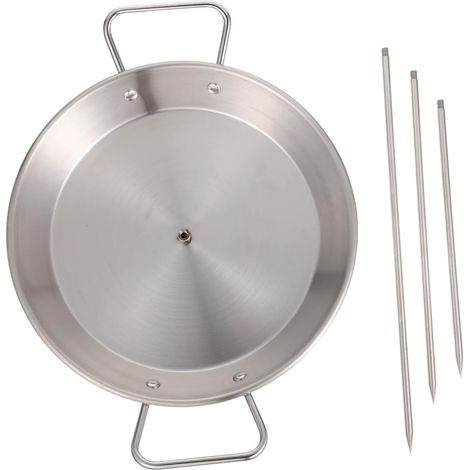 La churrasqueira portable en acier inoxydable est facile à utiliser en extérieur. (1/5)