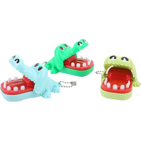 Lot de 3 jouets de dents d'animaux à mâcher pour enfants, avec porte-clés. (1/5)