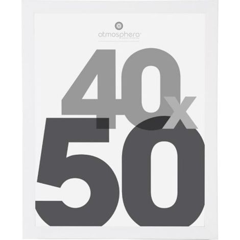 Cadre Photo "Classique" 40x50cm Blanc