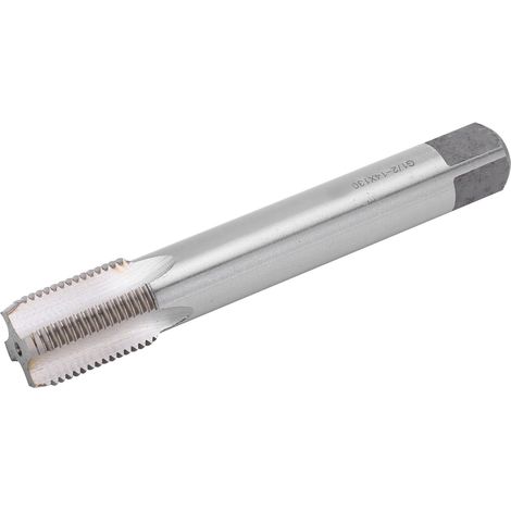 Taraud à filetage allongé HSS G1/2‑14, taraud conique en acier rapide pour la réparation de tubes, outils de coupe