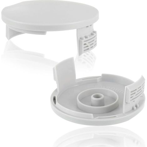 Lot de 2 couvercles de bobine pour tondeuse à gazon, couvercle de bobine de remplacement RAC122 pour coupe-bordures Ryobi RLT4027, RLT4125, RLT5027, RLT6030, RLT5127, RLT6130 (1/5)