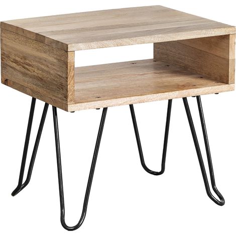 Comodino 45x35 cm in legno riciclato Tital SKLUM            