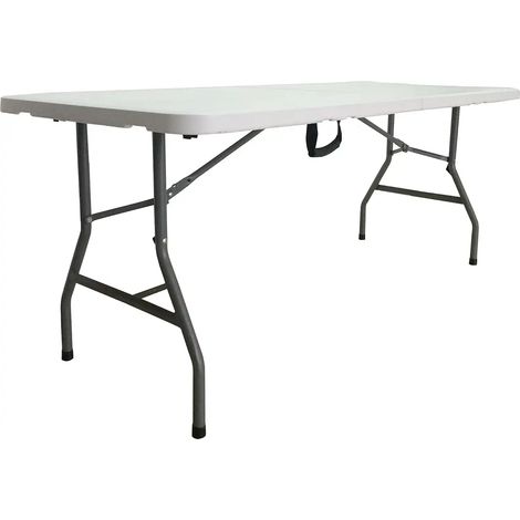 GARDEN FRIEND - HORECA TAVOLO RETTANGOLARE PIEGHEVOLE 183 X 76 X 74 CM. BIANCO T1714183