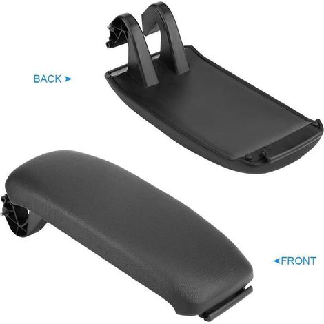 Ahlsen – Accoudoir de console pour Audi A3 8P/A5 2003-2013 – Couvercle central en cuir noir – Installation facile – Dimensions 25,8 x 12 cm - 8P0864245P (1/4)