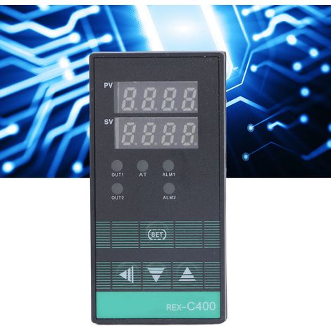Régulateur de température intelligent à affichage numérique REX-C400FK02-VAN (1/5)