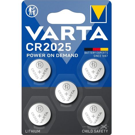 Varta 5 Unité (Lot de 1)/CR2025