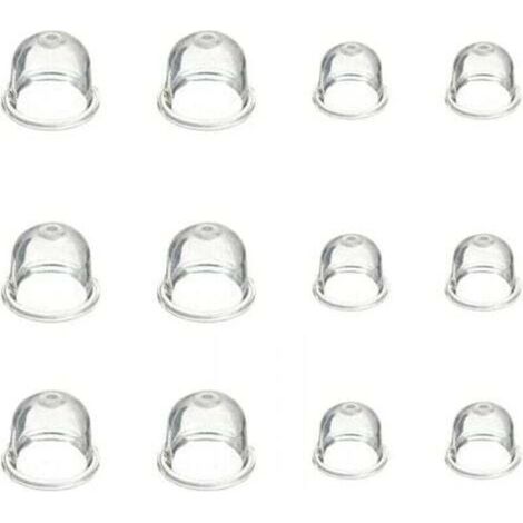 12 Pieces Carburetor Primer Pump Bulb 19mm and 22mm Primer Bulb Carburetor Accessories for Brushcutter Chainsaw Blower Lawnmower