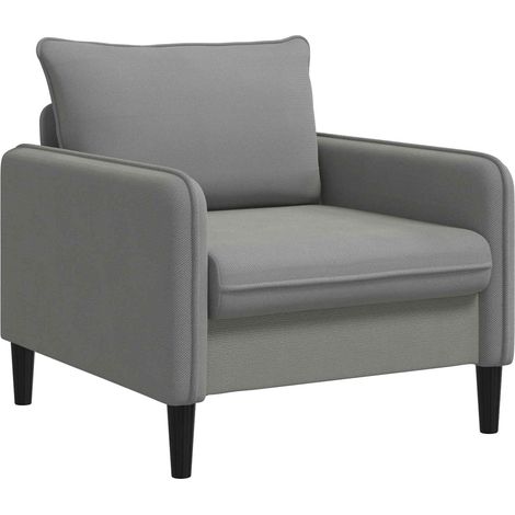 XL Armchair Dark Grey Velvet vidaXL