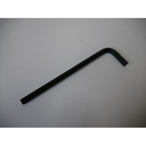 Clé mâle 6 pans coudée 6x130mm acier brunie (ALLEN) (1/2)