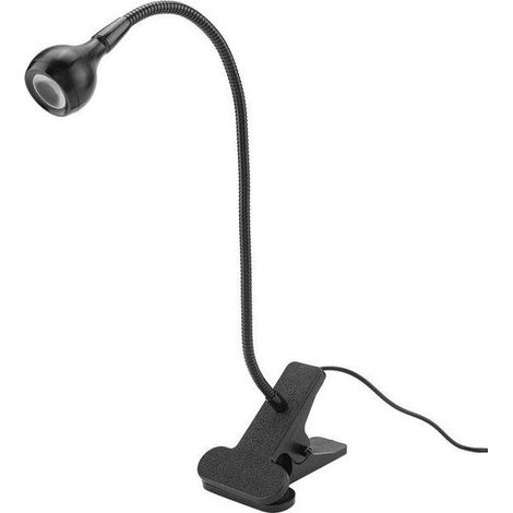 Lampe lecture connexion USB-Matériau Lampe aluminium-Protection des yeux-Lampe bureau à pince flexible à col cygne à 360°-Lumière ch (1/4)