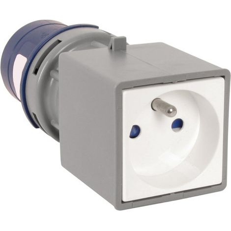 Adaptateur pour connecteur industriel RS PRO, 2P+E, 16A, 230 V ( Prix pour 1 )