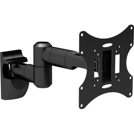 Support mural pour téléviseur mobile VESA 13"-42", supportant jusqu'à 30 kg, réglable à 20°/90°, robuste (1/2)