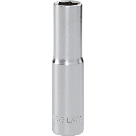 Facom R.7LAT R.7LAT 6 Point Deep Socket 1/4in Drive 7mm FCMR7LAT (1/2)