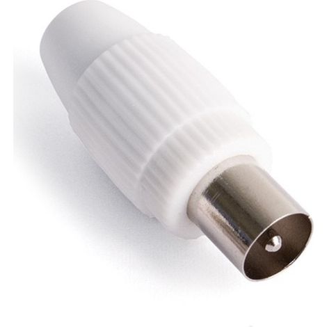 Conector antena coaxial macho recto axil