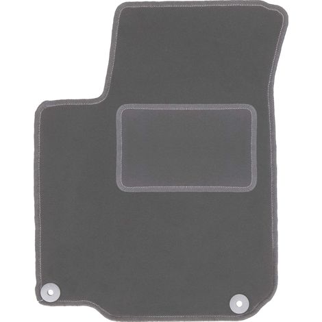 Fahrermatte aus Samt für: Volkswagen Bora (Varianten: Kombi, Limousine, Baujahre 1997–2005), Graphit