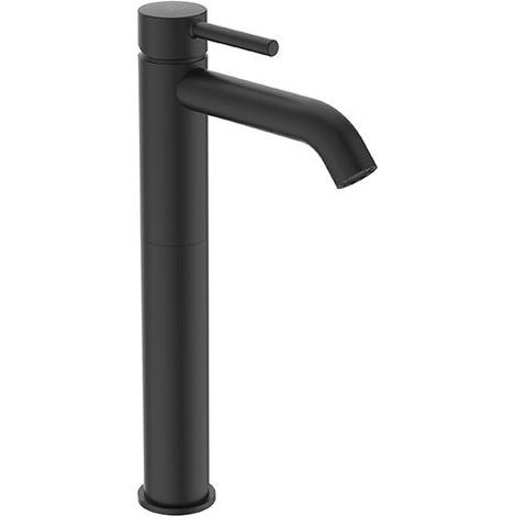 Ideal Standard CeraLine - Waschtischarmatur mit Ablaufgarnitur, schwarz BC194XG (1/2)