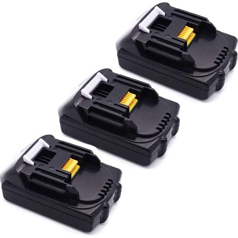 3X Batterie pour Makita Batterie BL1815 BL1815N 196235-0 194205-3 194309-1 194513-2 LXT400 194204-5 195445-6 196672-8 BMR100 DMR102 BHP343 BHP451 BHP452 BDF343RHE BDF446 BTD130FZ 18V 1,5Ah (1/5)