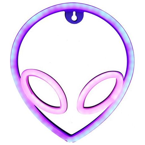 Panneau néon Alien alimenté par USB, lampe décorative LED pour salon, chambre à coucher, mariage. (1/5)